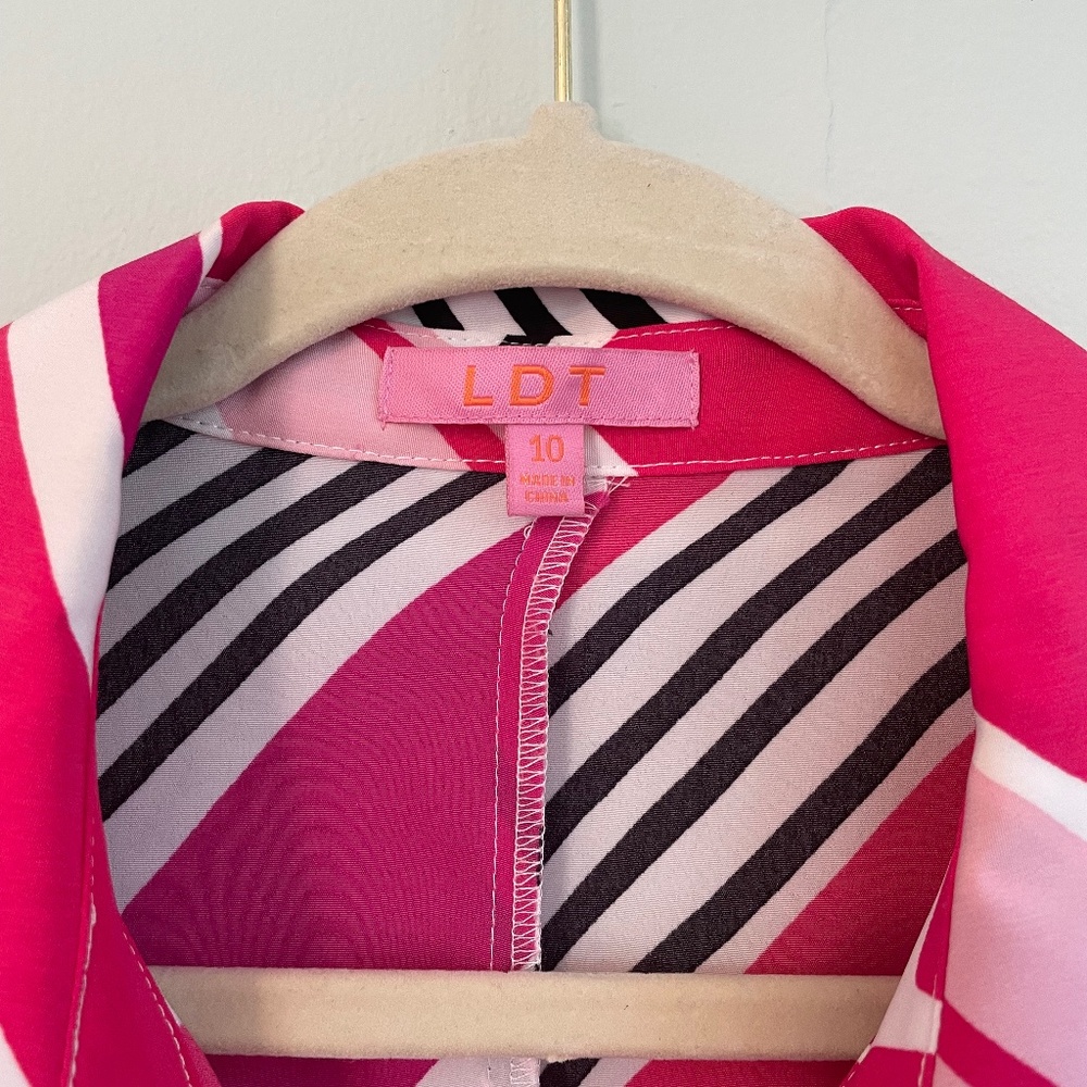 NWT LDT Shirtdress, Sz 10